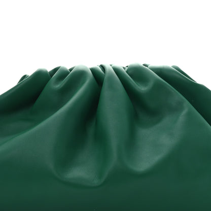 Bottega Veneta Smooth Butter Calf The Pouch Oversized Clutch Racing Green 9 of 11