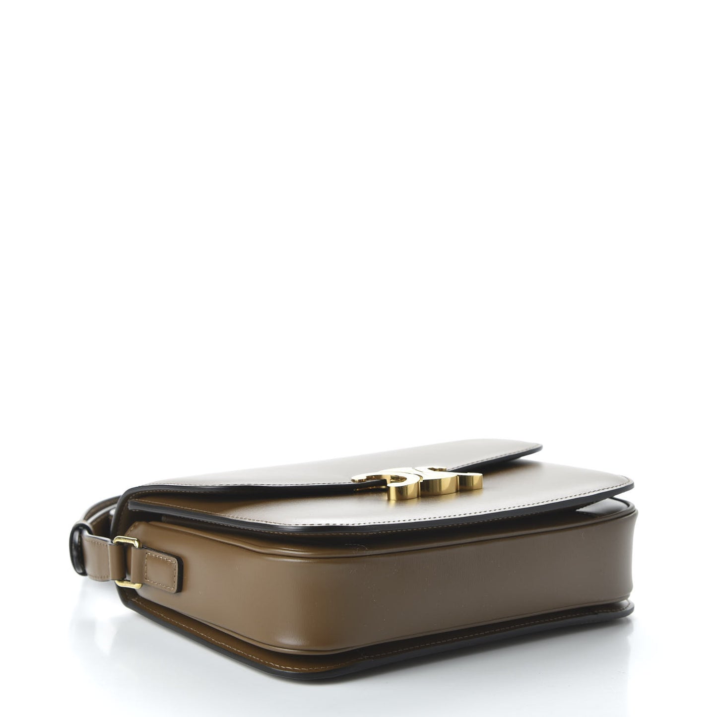 Shiny Calfskin Medium Triomphe Camel