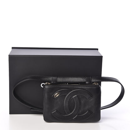 Chanel Lambskin CC Mania Waist Belt Bag Black 12 of 12