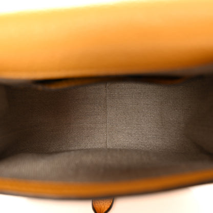 Chloe Grained Calfskin Small Marcie Saddle Bag Sunflower 5 of 12