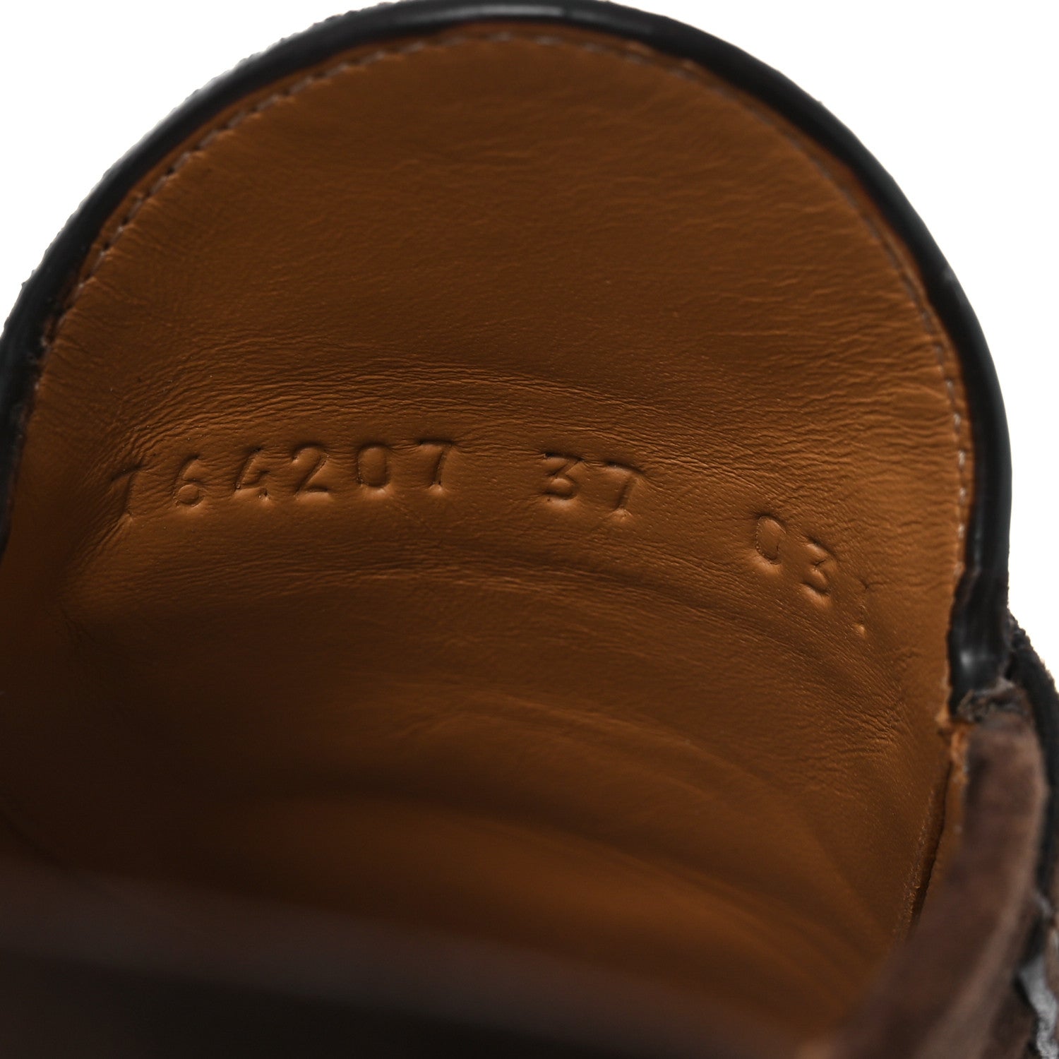 Gucci Suede Horsebit Platform Mules 37 Washed Brown 10 of 15