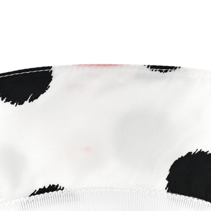 Prada Re-Nylon Triangle Printed Womens Bucket Hat M White Black 7 of 9