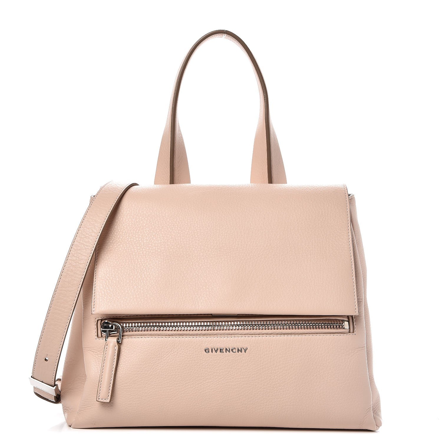 Givenchy Calfskin Small Pandora Pure Flap Bag Nude Pink 1 of 10
