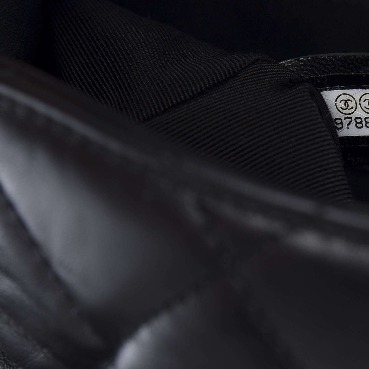 Chanel Crumpled Calfskin Medium Chain Flap Black 9 of 10