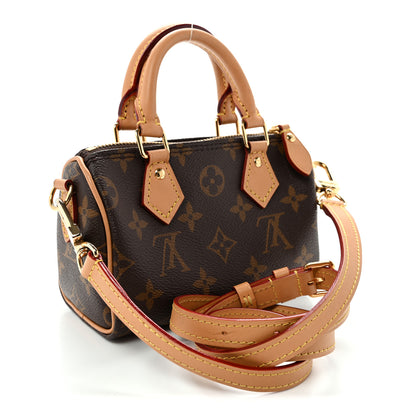 Louis Vuitton Monogram Nano Speedy Bandouliere 3 of 10