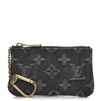 Louis Vuitton Denim Neo Key Pouch Black 1 of 7