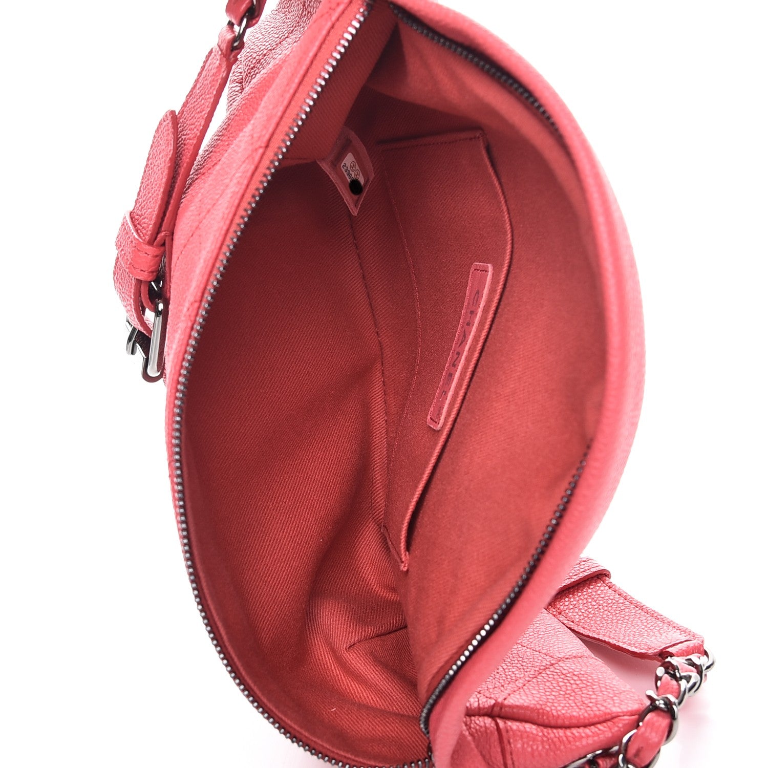 Chanel Caviar Quilted Zip and Carry Waist Bag Fanny Pack Pink 5 of 7