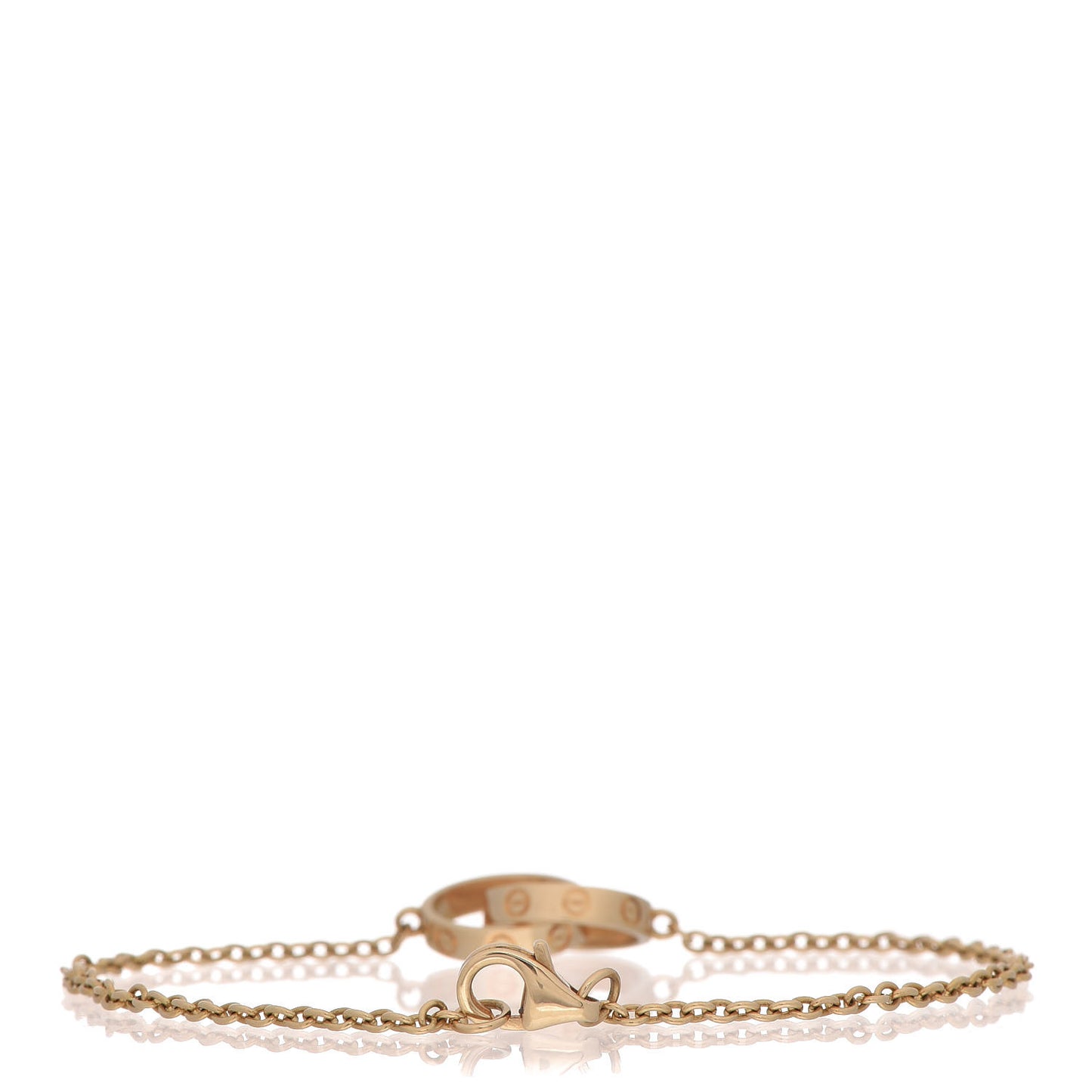18K Yellow Gold Interlocking LOVE Bracelet