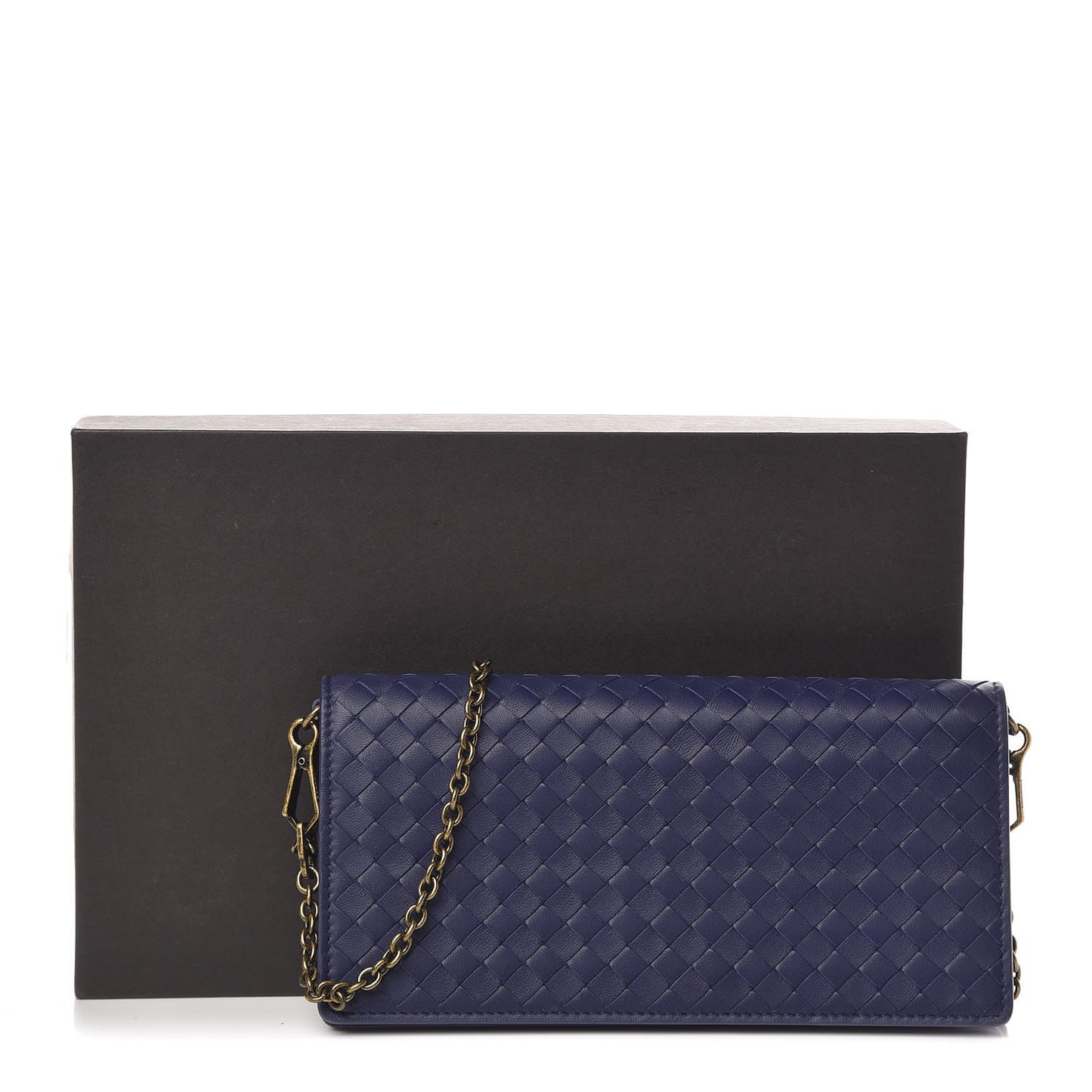 Nappa Intrecciato Continental Wallet on Chain Atlantic