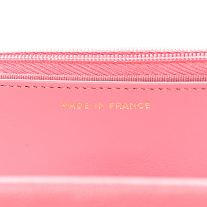 Chanel Caviar Quilted Wallet On Chain WOC Dark Pink 7 of 12