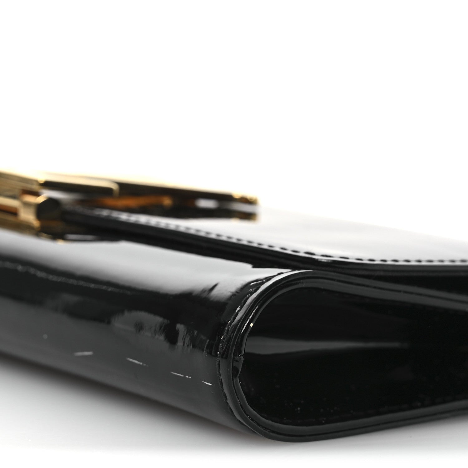 Louis Vuitton Patent Neo Sobe Louise EW Clutch Black 9 of 13