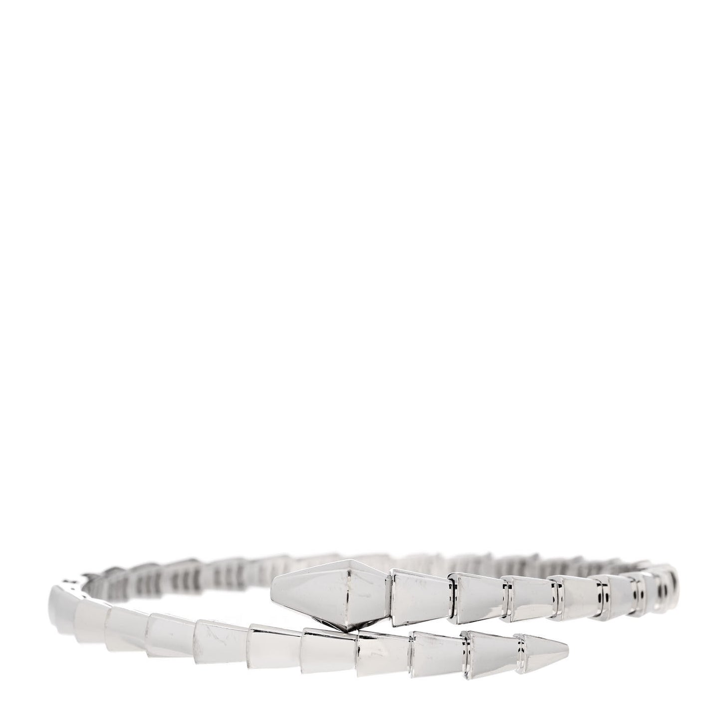 18K White Gold Serpenti Viper Bracelet M