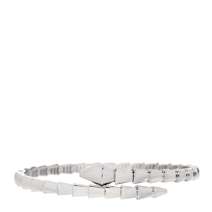 Bulgari 18K White Gold Serpenti Viper Bracelet M 1 of 6