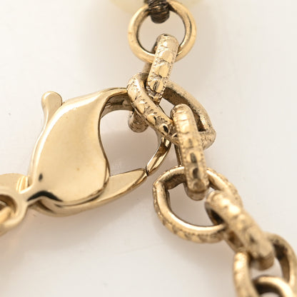 Chanel Graduated Pearl CC Double Strand Belt 85 Gold 3 of 4