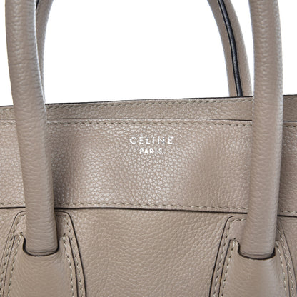 Celine Drummed Calfskin Mini Luggage Dune 8 of 17