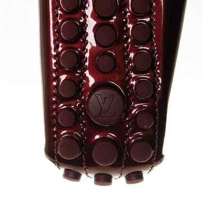 Louis Vuitton Patent Calfskin Oxford Loafers 40 Rouge Fauviste 6 of 7