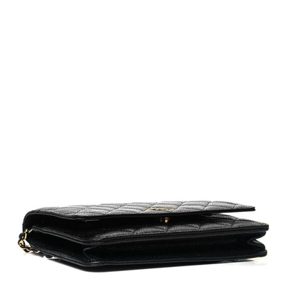 Chanel Caviar Quilted Wallet On Chain WOC Black 3 of 8