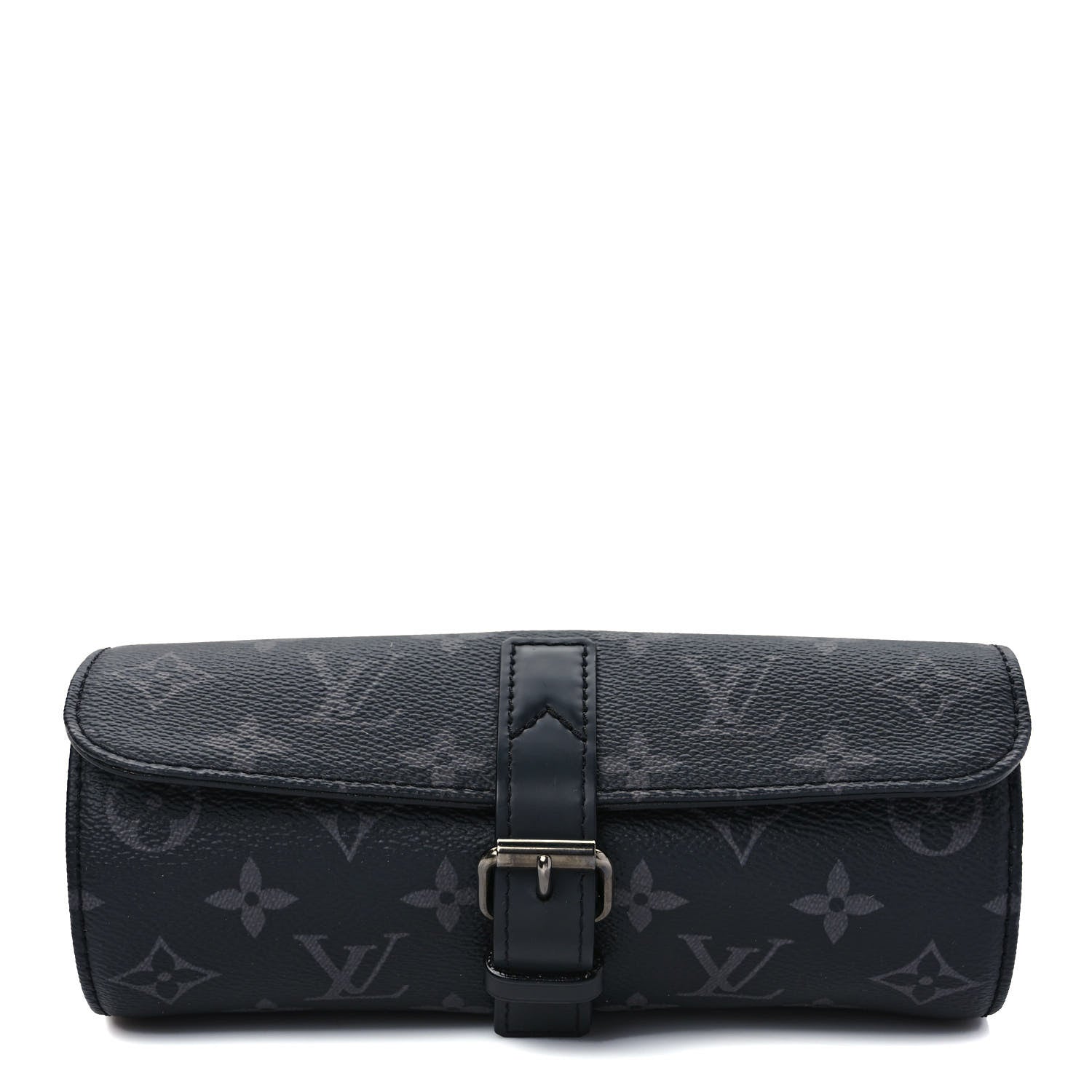 Louis Vuitton Monogram Eclipse 3 Watch Travel Case 1 of 8