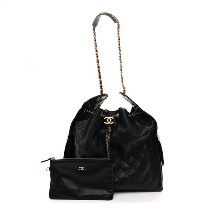 Chanel Caviar Quilted Large Chanel 25 Handbag Black 3 of 12