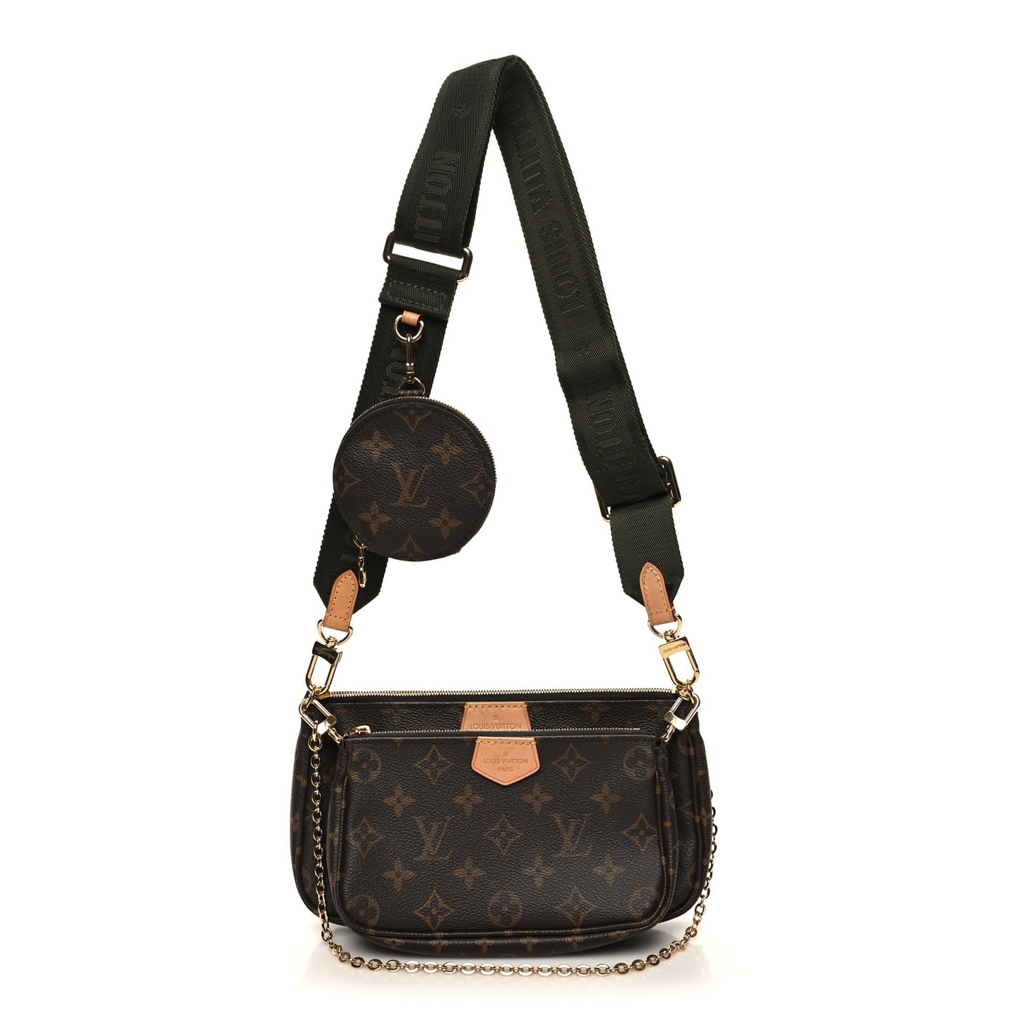 Monogram Multi Pochette Accessories Kaki