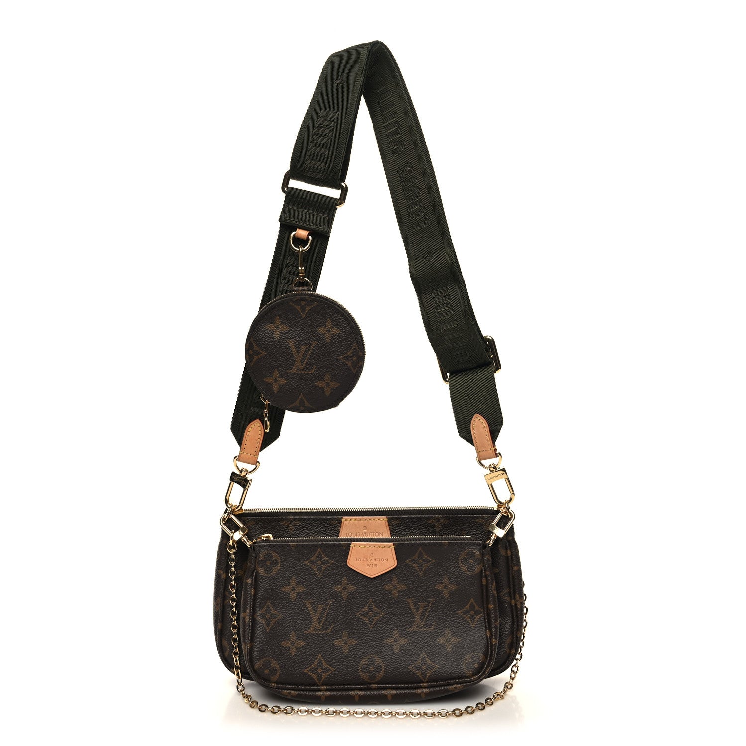 Louis Vuitton Monogram Multi Pochette Accessories Kaki 1 of 11