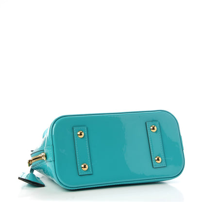 Louis Vuitton Vernis Alma BB Turquoise 5 of 9