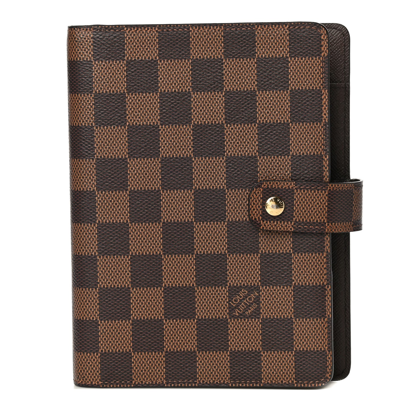 Damier Ebene Medium Ring Agenda Cover