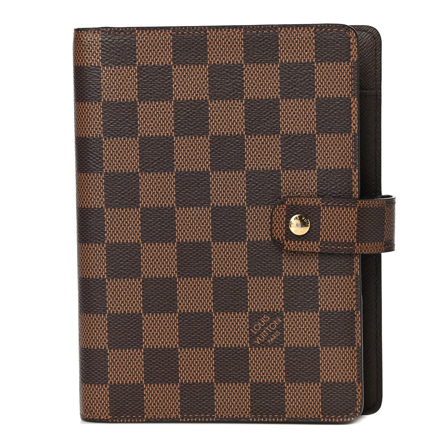 Louis Vuitton Damier Ebene Medium Ring Agenda Cover 1 of 13