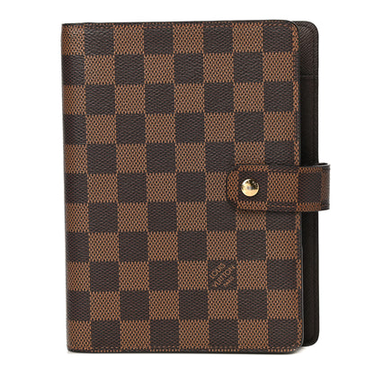 Louis Vuitton Damier Ebene Medium Ring Agenda Cover 1 of 13