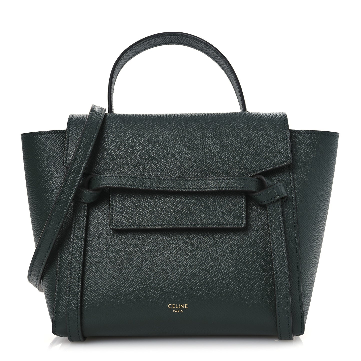 Grained Calfskin Nano Belt Bag Amazone