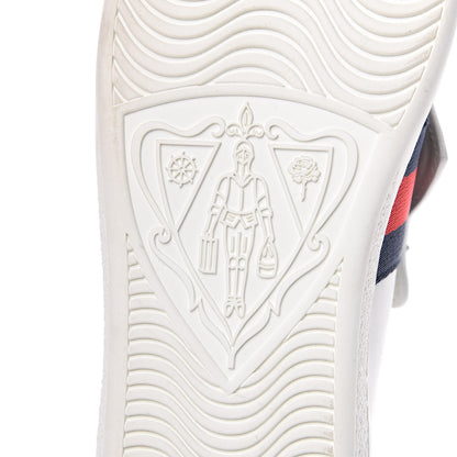 Gucci Calfskin Ayers Web Womens Ace Bow Lace Sneakers 36 White 9 of 13