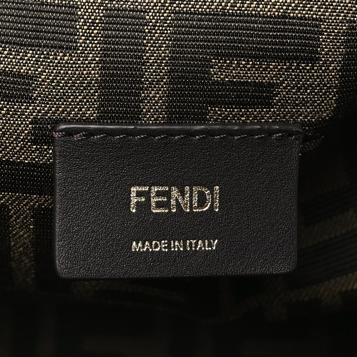 Shiny Nappa Medium Fendi First Black