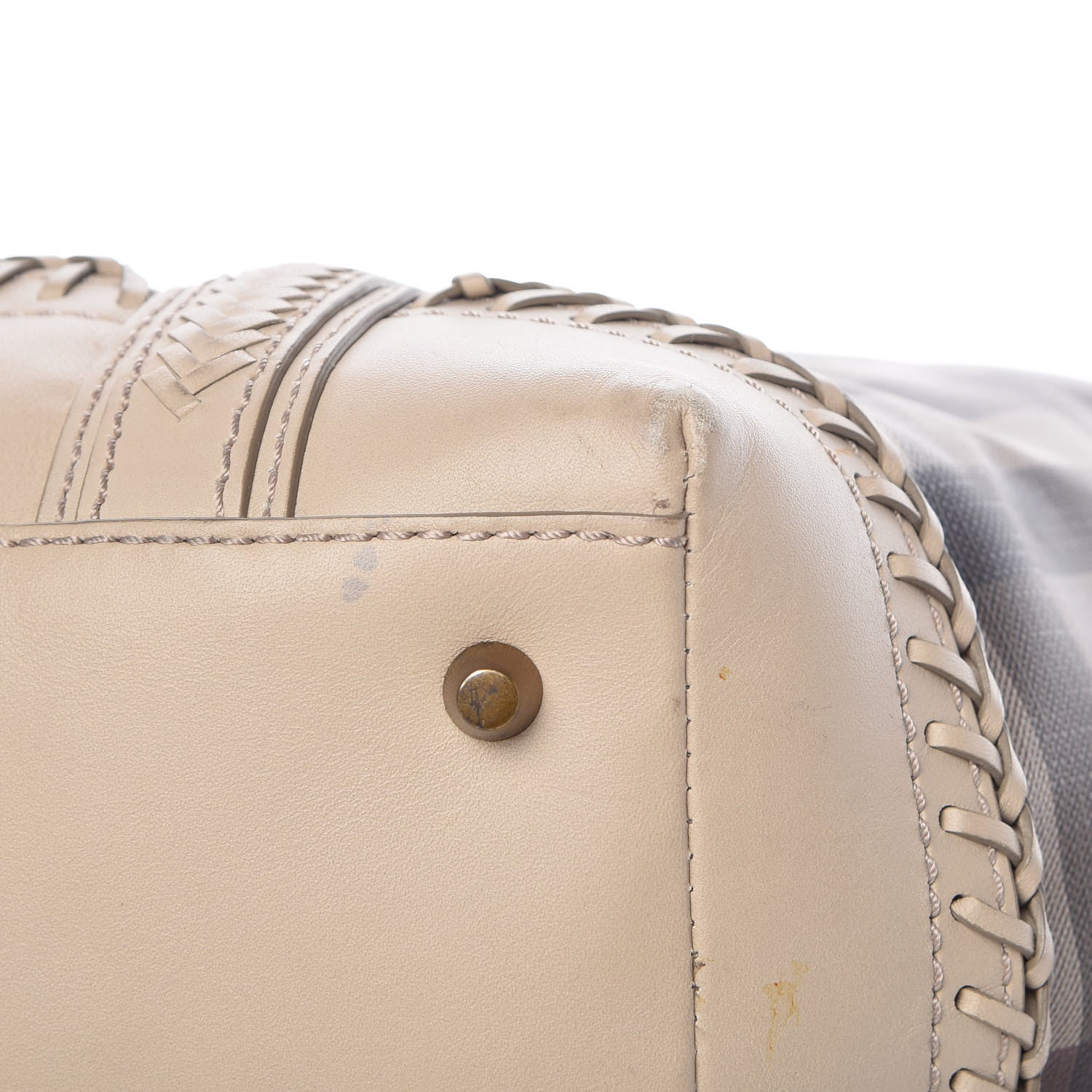 Burberry Smoked Check Tote Trench 11 of 13