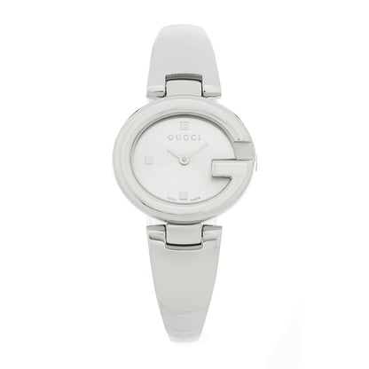 Gucci Stainless Steel 24mm Guccissima Quartz Watch Silver 1 of 4