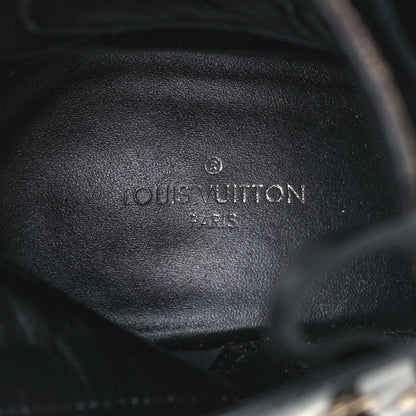 Louis Vuitton Patent Calfskin Monogram Star Trail Ankle Boots 39 Black 8 of 8