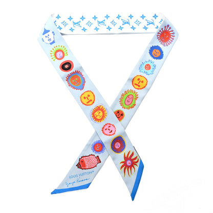 Louis Vuitton LV X YK Silk Monogram BB Bandeau Light Blue 1 of 4