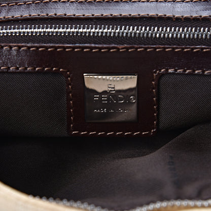 Fendi Zucca Shoulder Bag Beige 8 of 9