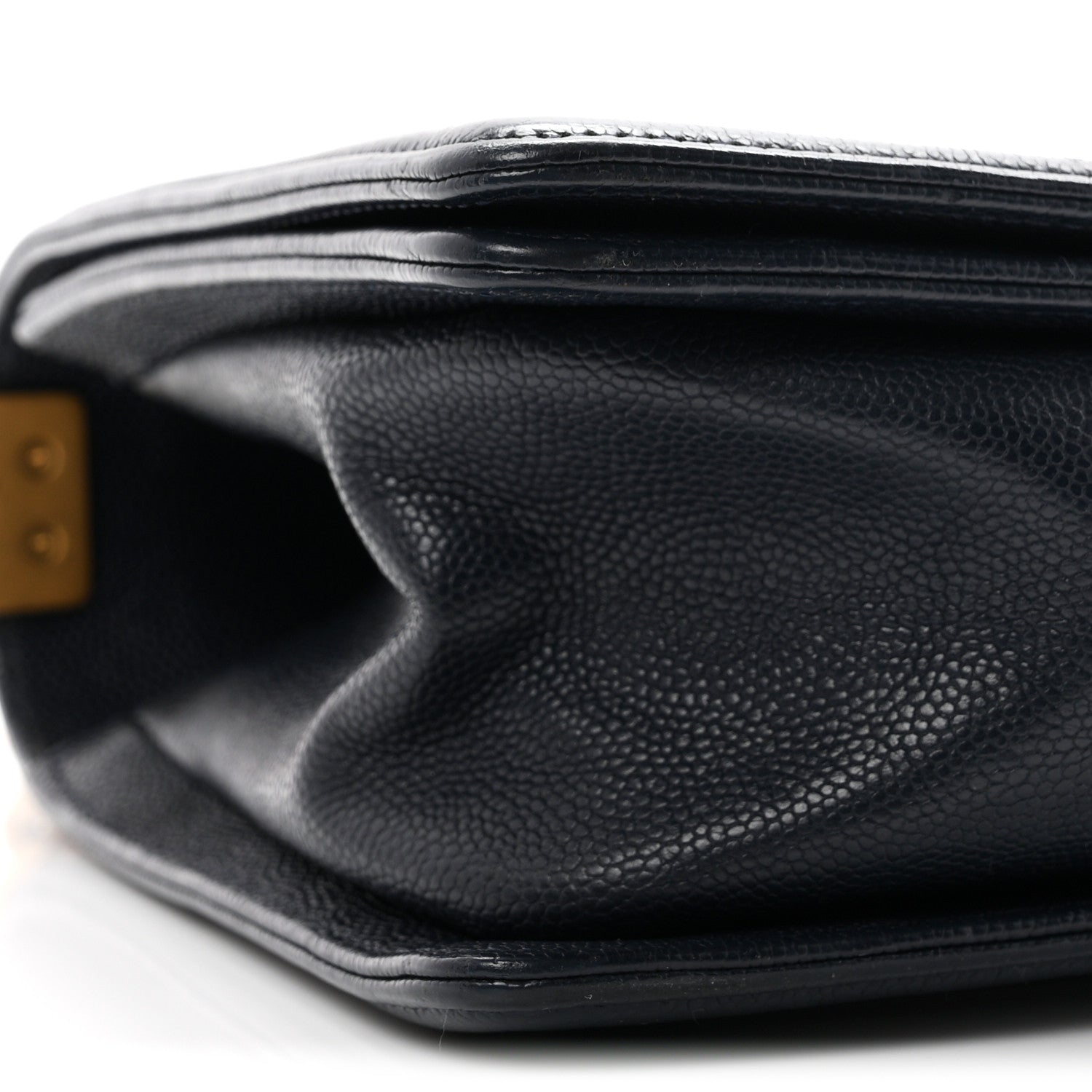Chanel Caviar Quilted Medium Boy Flap Navy 8 of 10
