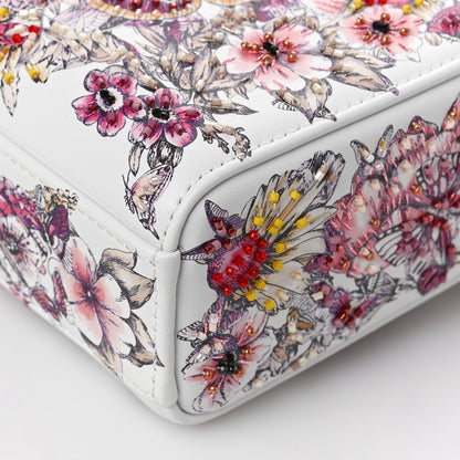 Christian Dior Calfskin Embroidered Butterfly Printed Lady D-Joy Multicolor 8 of 9
