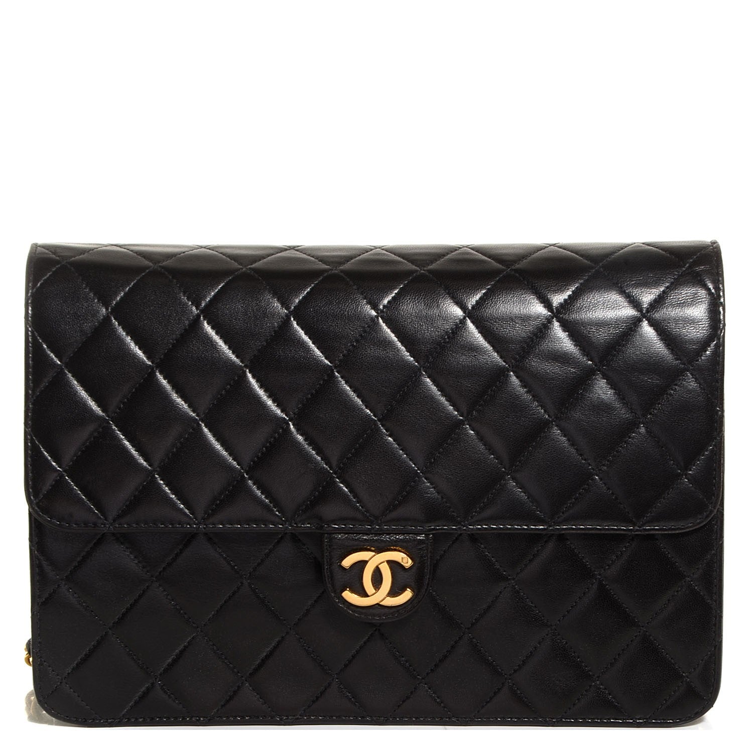 Chanel Lambskin Medium Single Flap Black 1 of 11