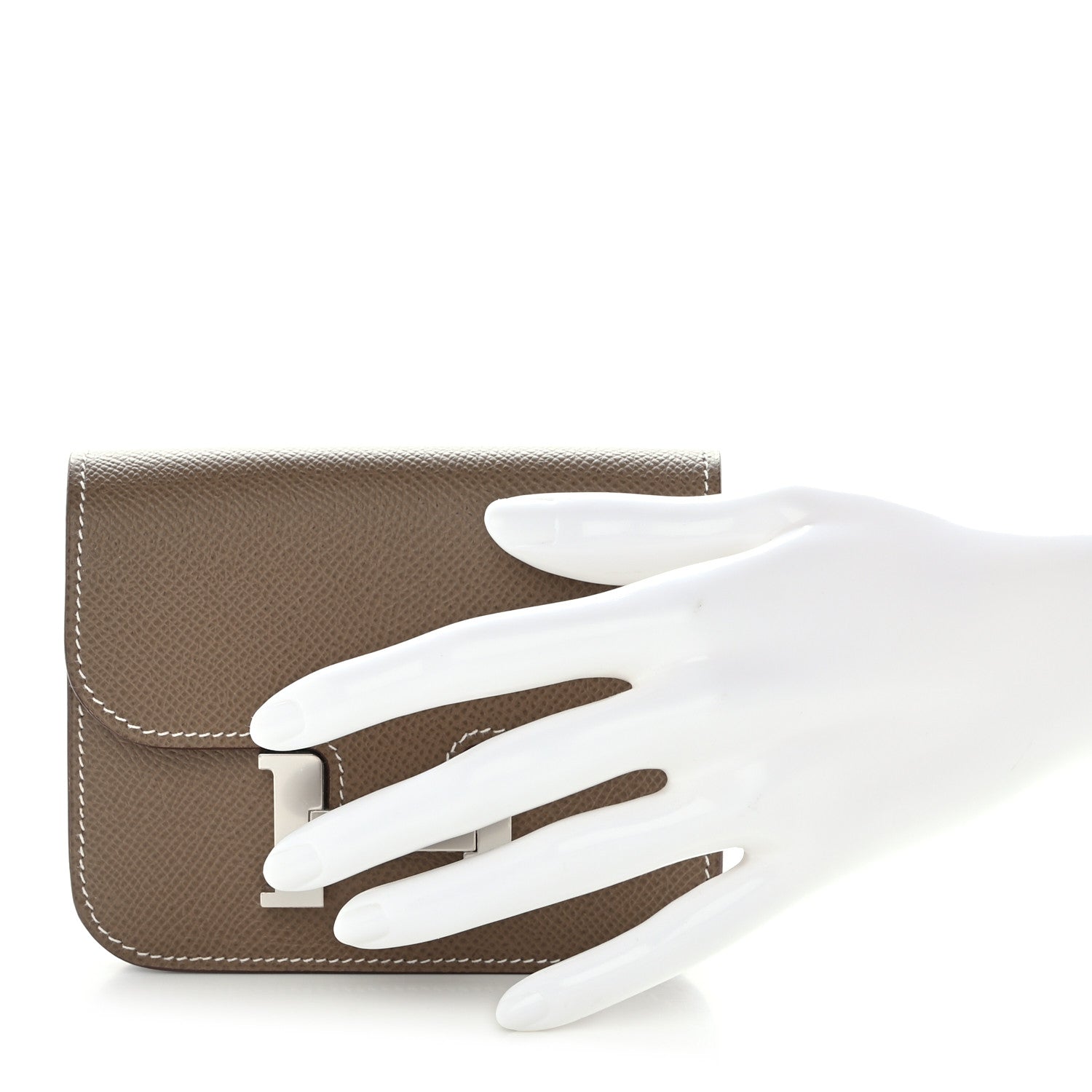 Hermes Epsom Constance Slim Wallet Etoupe 3 of 9