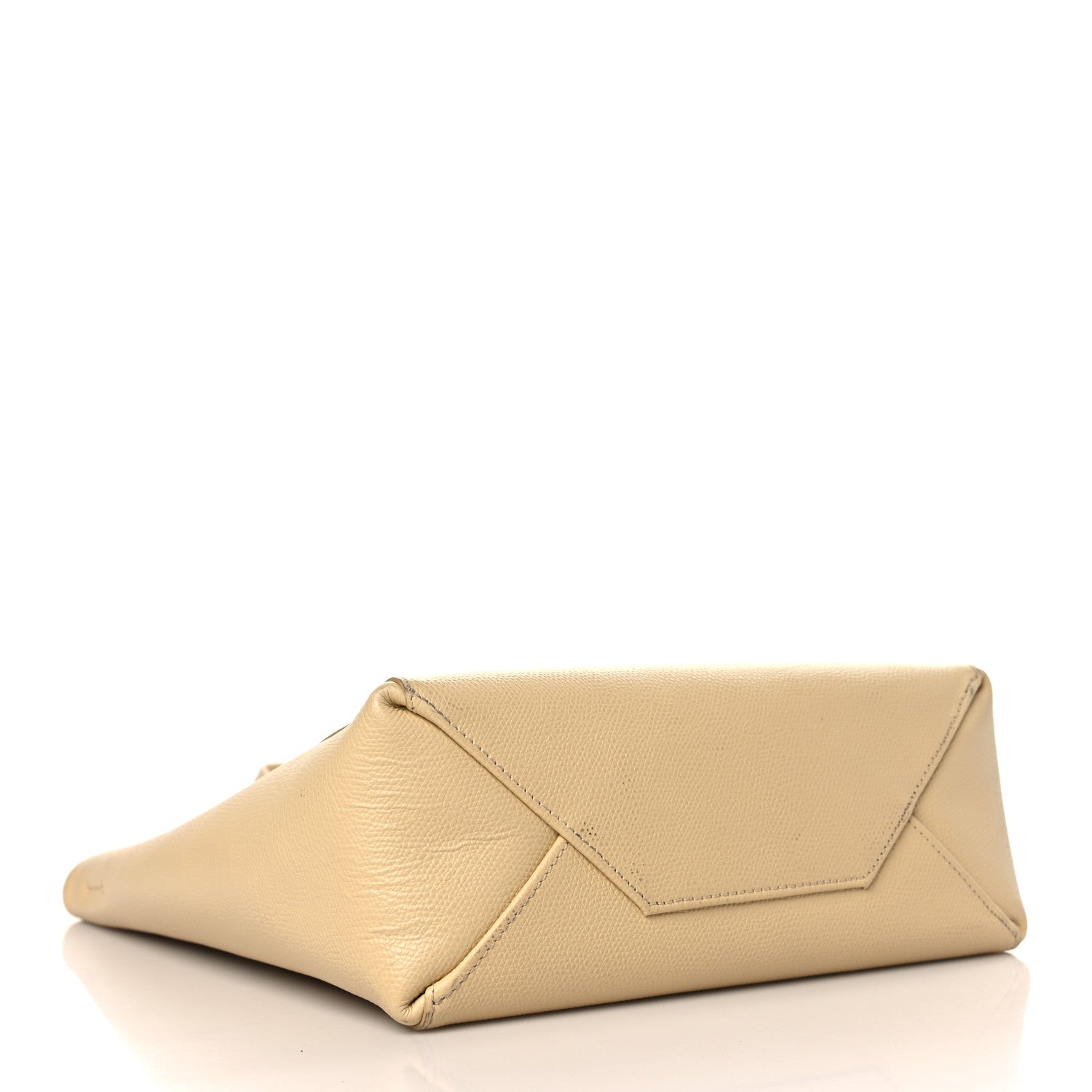 Celine Grained Calfskin Small Vertical Cabas Sand 4 of 9