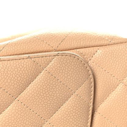 Chanel Caviar Quilted Jumbo Single Flap Beige Clair 13 of 14
