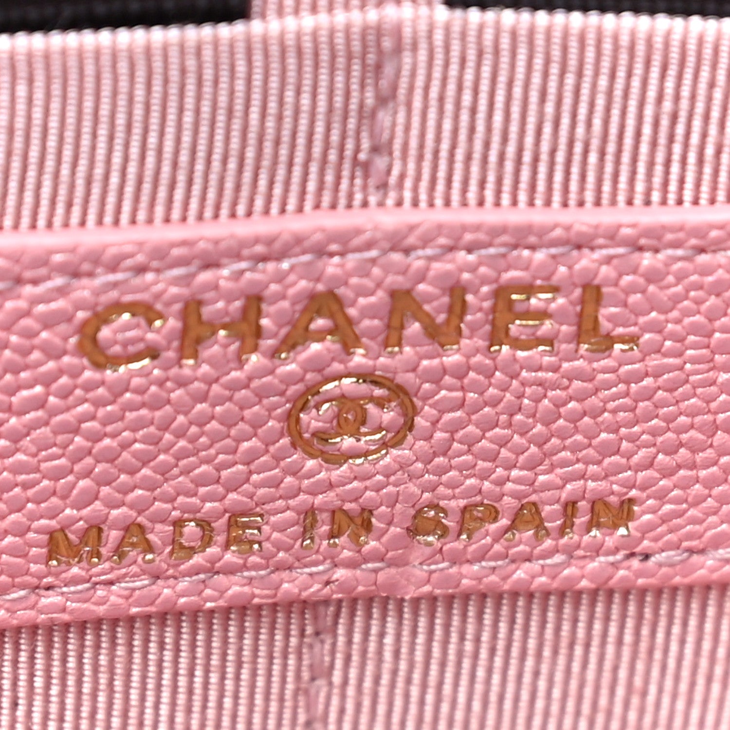 Chanel Iridescent Caviar Quilted Classic Pouch With Handle Rose Pink 6 of 16