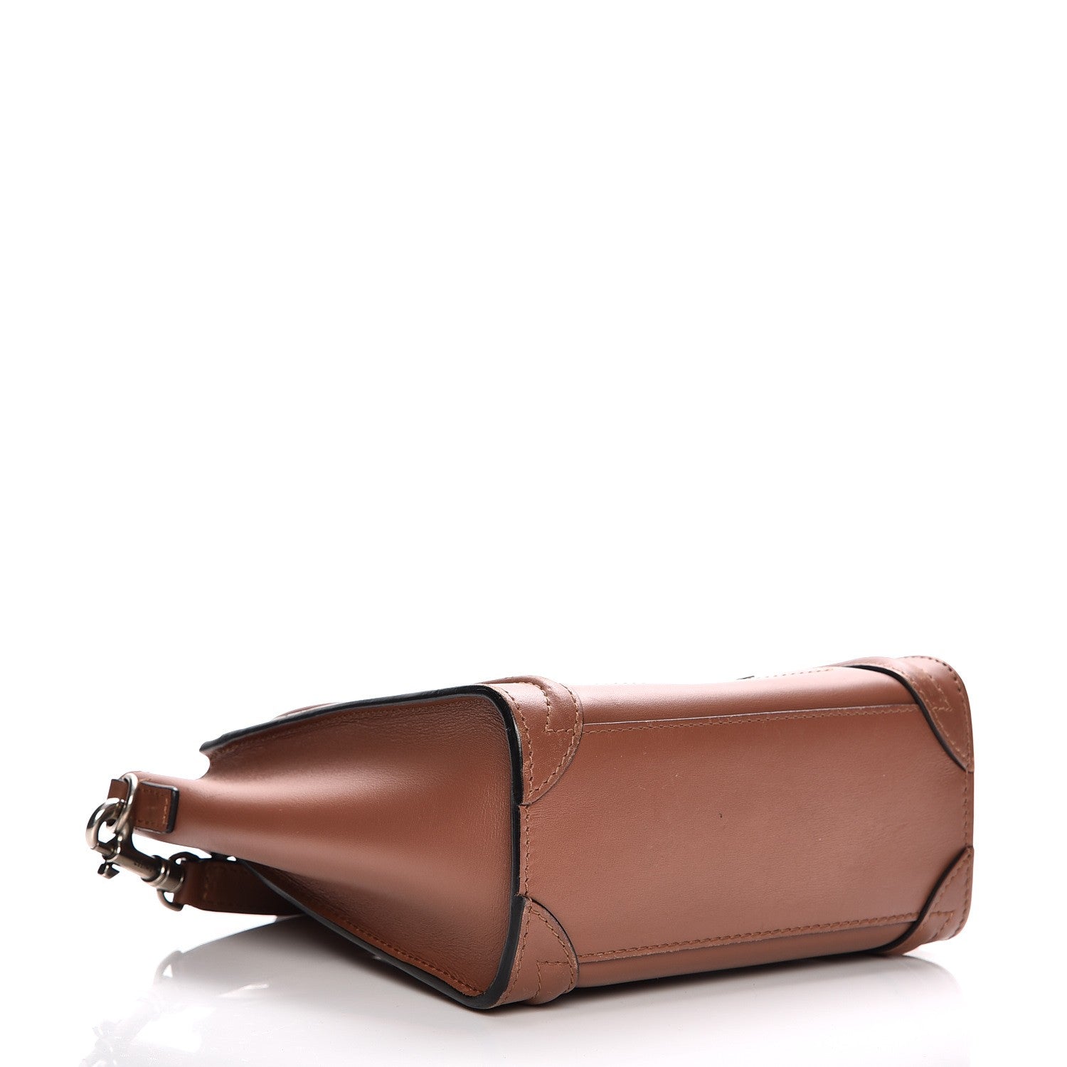 Celine Smooth Calfskin Nano Luggage Sienna 5 of 13