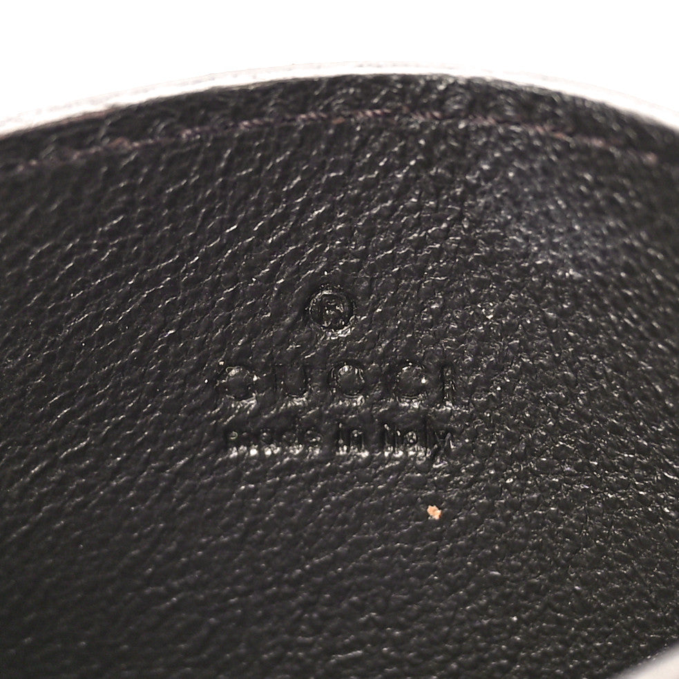 Guccissima Card Holder Brown