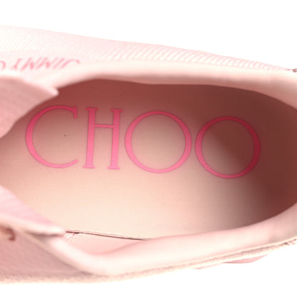 Jimmy Choo Nappa Diamond Light Platform Sneakers 39.5 Powder Pink 9 of 10
