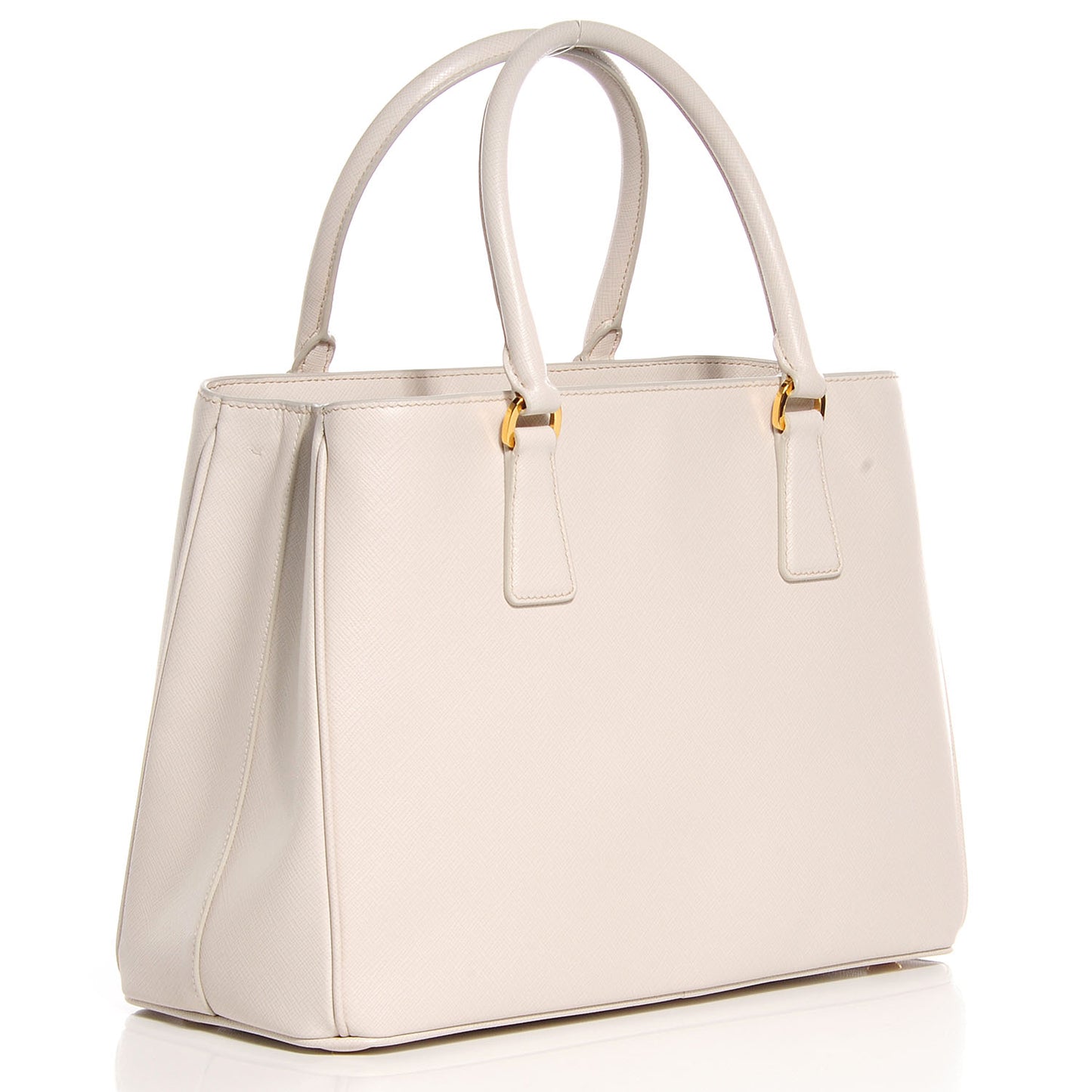 Saffiano Lux Medium Tote Talco