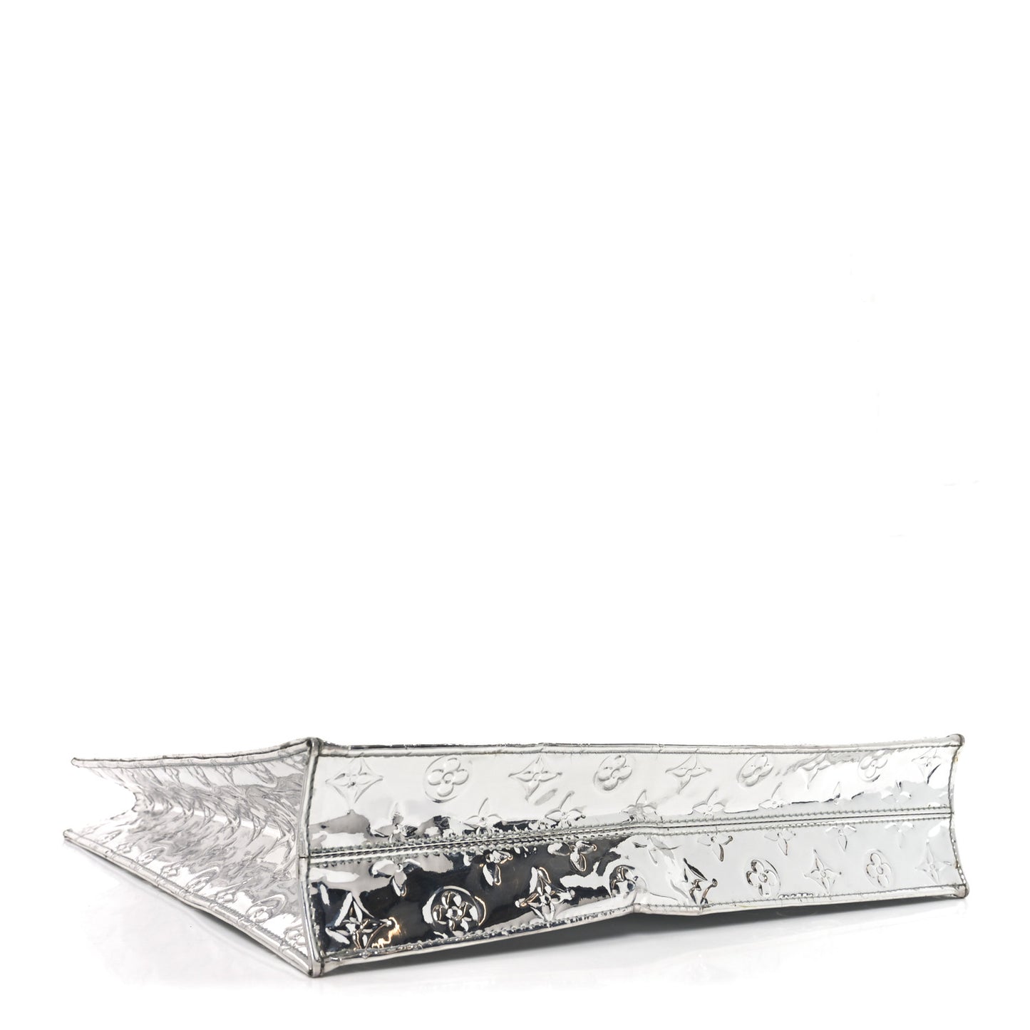 Monogram Miroir Sac Plat Silver