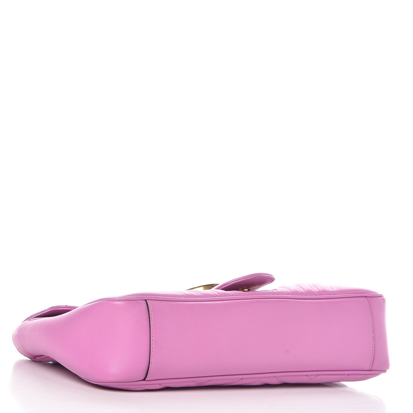 Calfskin Matelasse Medium GG Marmont Shoulder Bag Candy Mousse